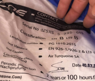 Ozone Buzz Z5, XS, 2016, (55-70kg), 35h