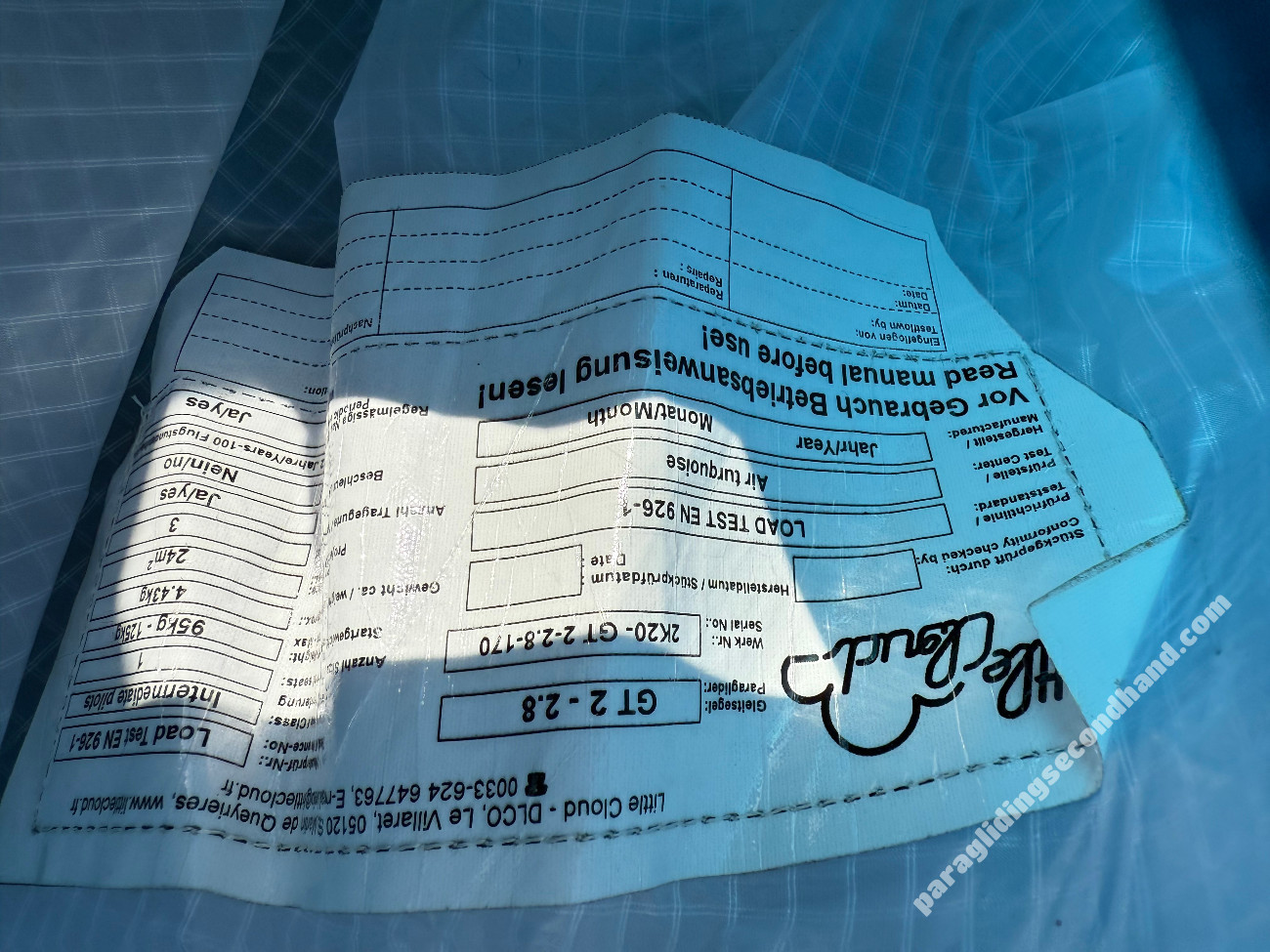 Little Cloud GT2 LT  - 2.8, 28, 2020, (95-125kg), 30h