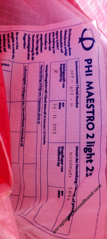 Phi Maestro Light 2, 25, 2022, (105-135kg), 195h