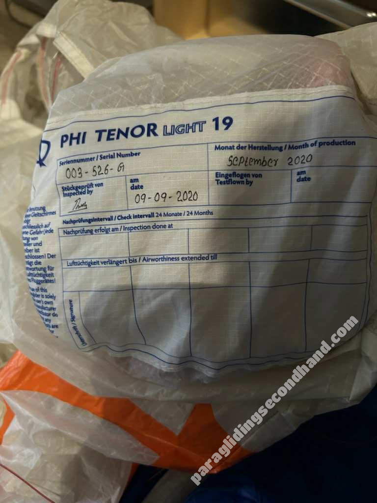 PHI TENOR light 19 -Woody Valey Crest L -woody valey quick 100 reverse