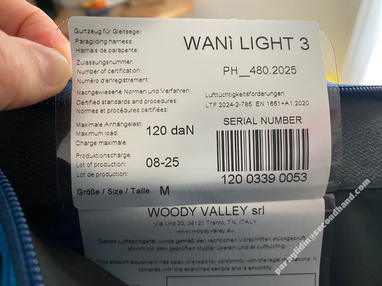 Woody Valley Waní light 3, M, 2025