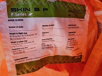 Niviuk Skin3P,Roamer P, 16, 2022, (60-85kg), 10h