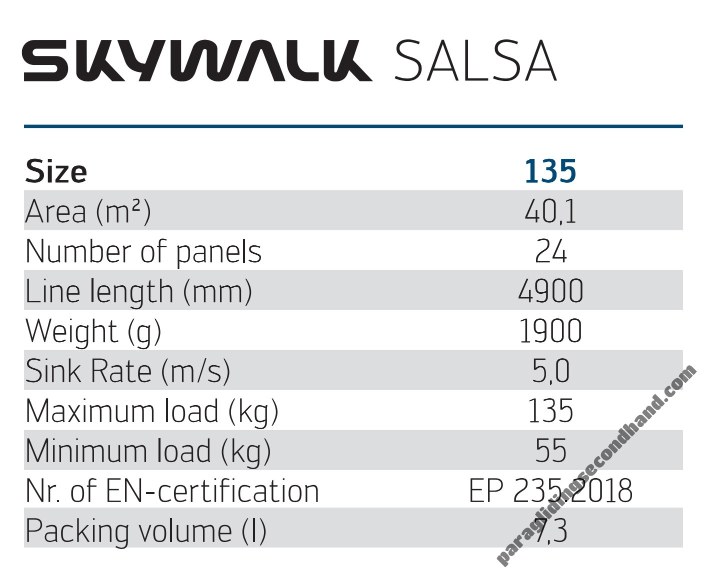 Sywalk Salsa 135