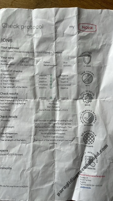 Nova ion 6, xs, 2022, (70-90kg), 35h