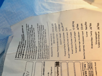 Nova ion 6, xs, 2022, (70-90kg), 35h