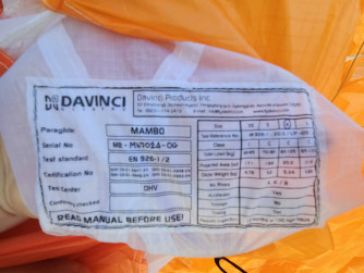 Davinci Gliders Mambo, M, 2025, (85-105kg), 80h