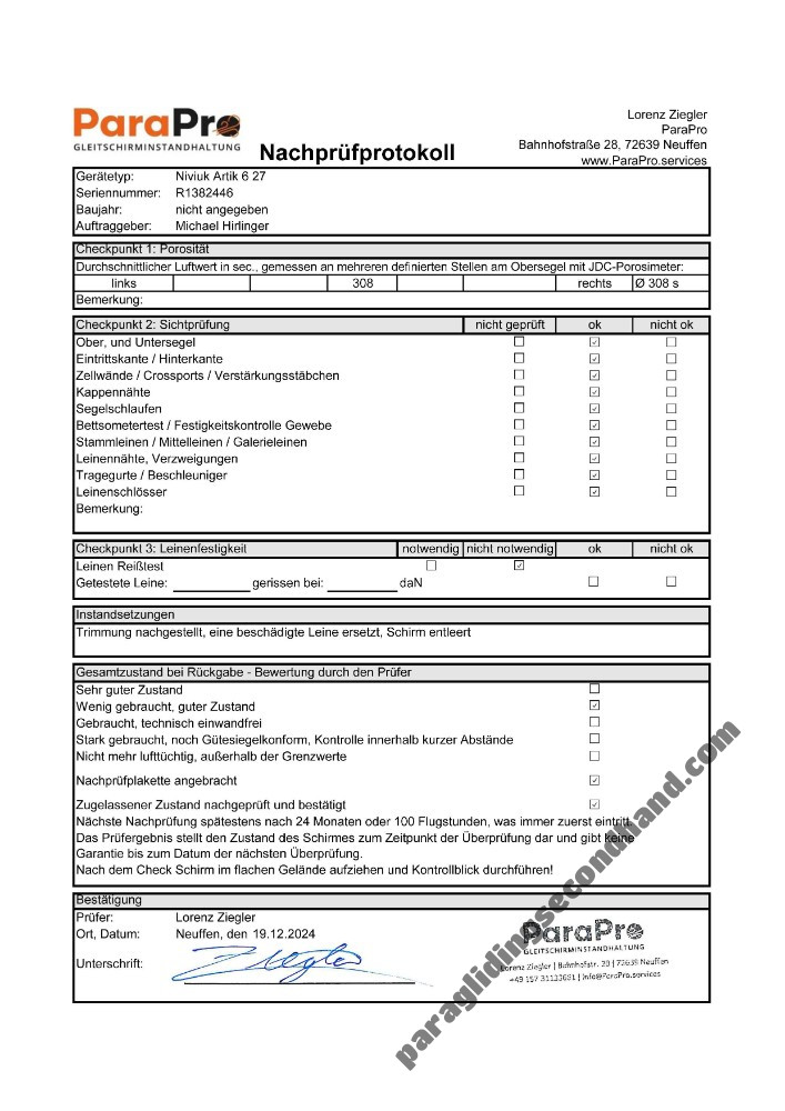 Niviuk Niviuk Artik 6-27 Volcano, 27, 2022, (105-122kg), 60h