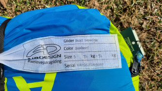 Air Design Eazy, S, 2022, (72-92kg), 10h