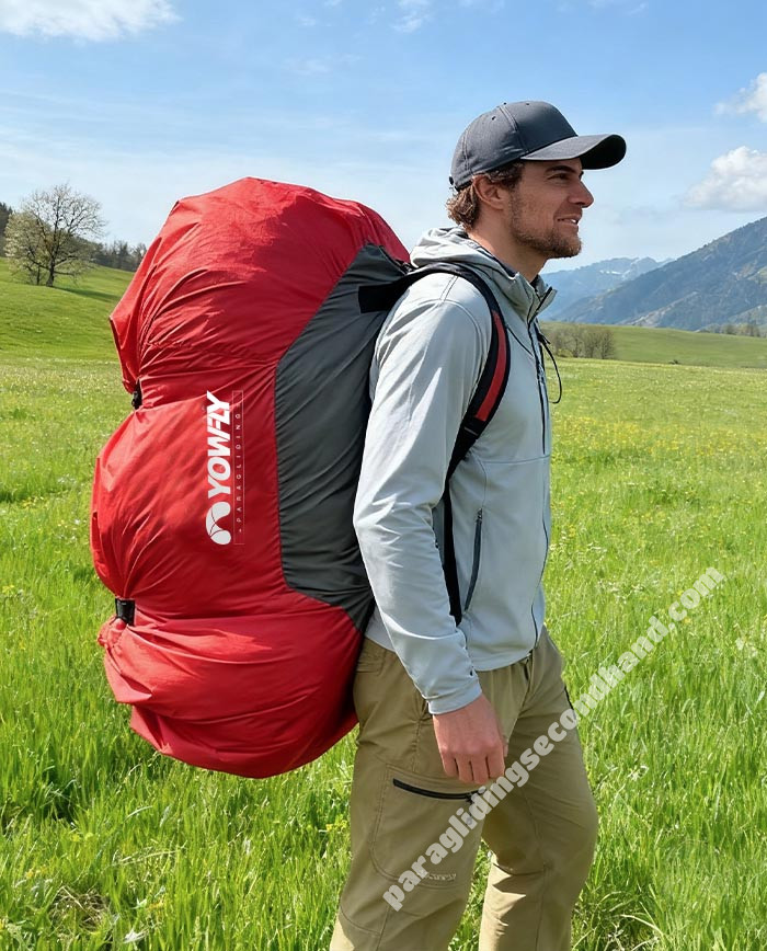 Paragliding fast pack bag solo