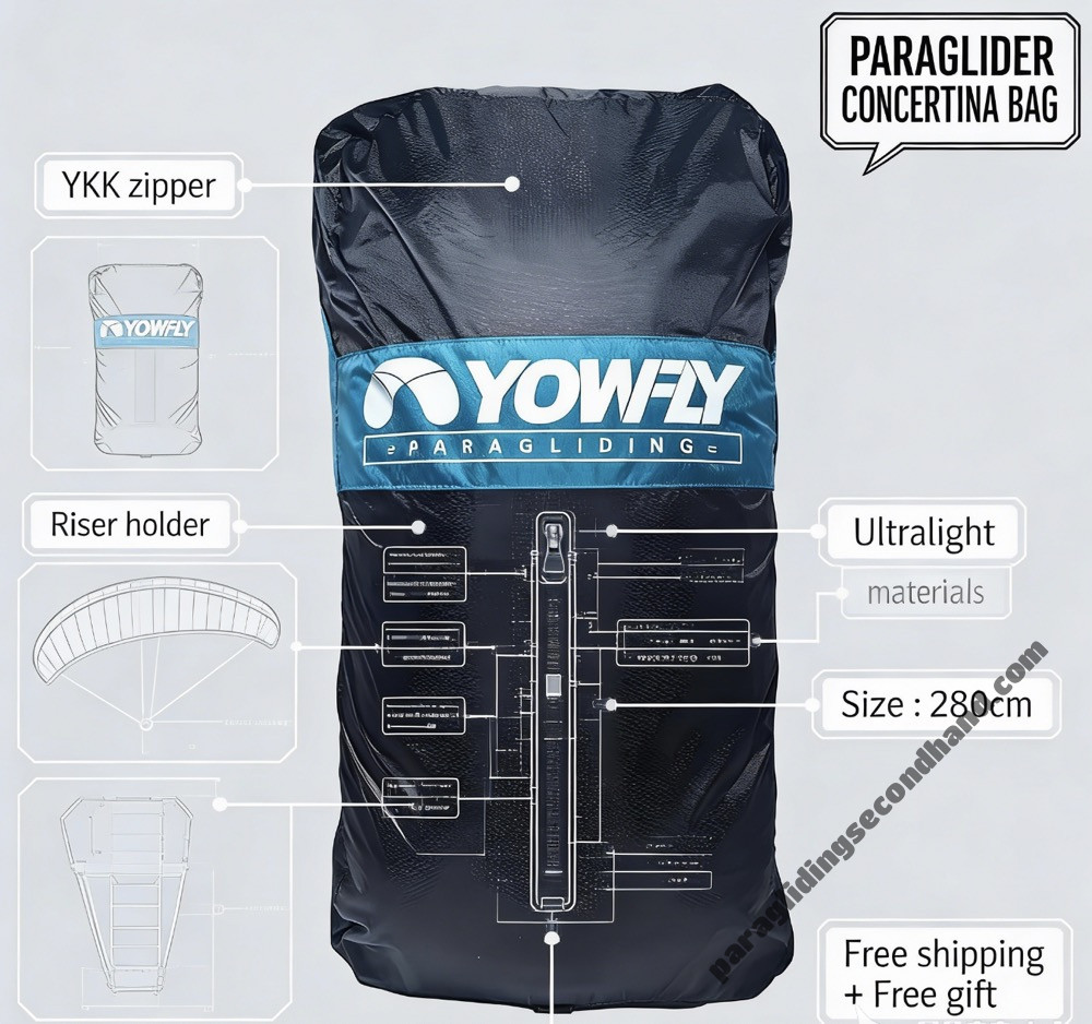 Paraglider Concertina Bag 280cm
