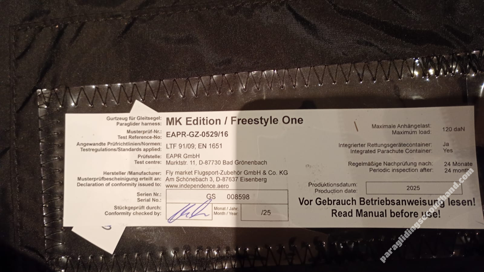 Mike Küng MK Editition/Freestyle, M, 2025