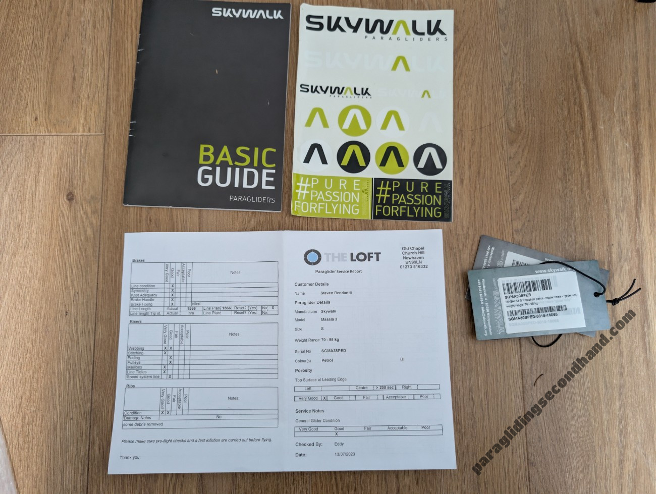 Skywalk Masala 3, S, 2019, (70-95kg), 1h