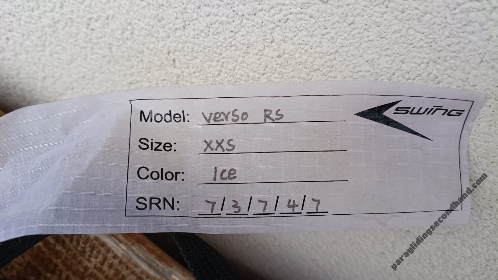 Swing Verso, XXS, 2024, (55-100kg), 1h