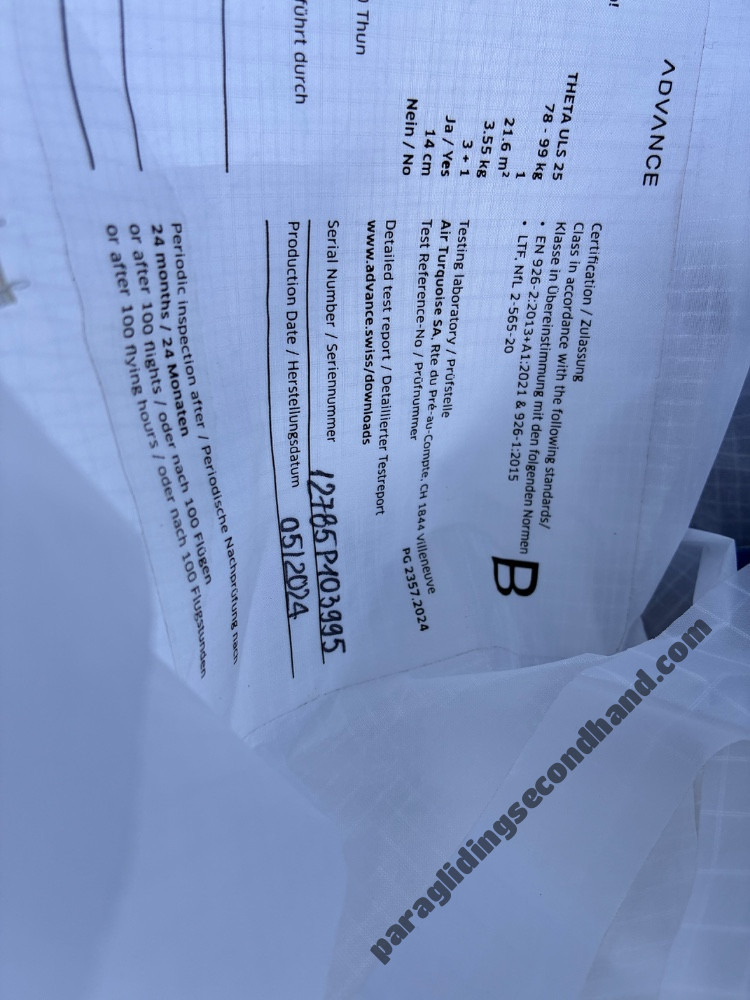 Advance Theta ULS, 25, 2024, (78-99kg), 16h