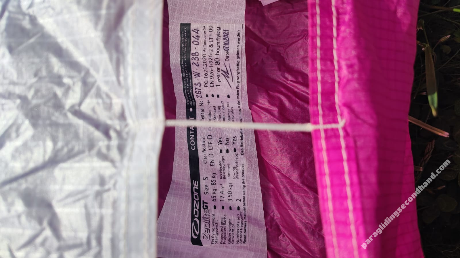 Ozone Zeolite GT, S, 2022, (65-85kg), 85h