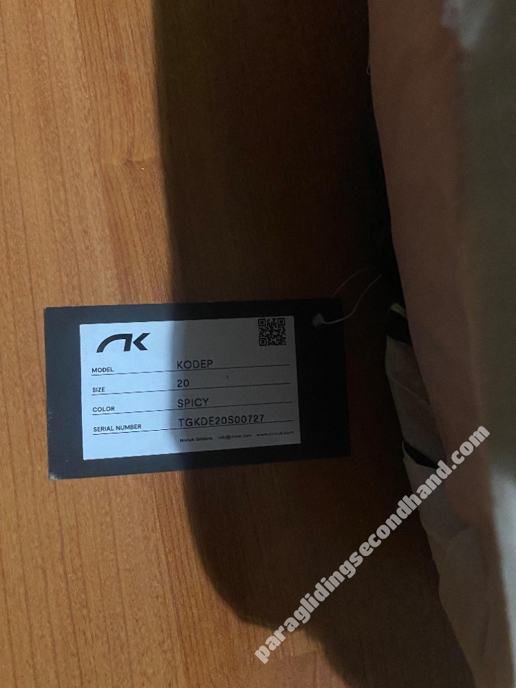 Niviuk KodeP, 20, 2024, (50-110kg), 2h