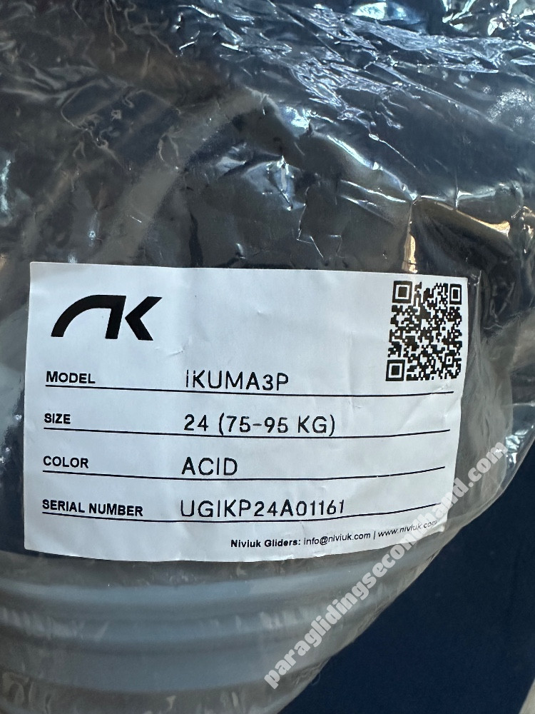 Niviuk Ikuma 3P, 24, 2026, (75-95kg), 0h