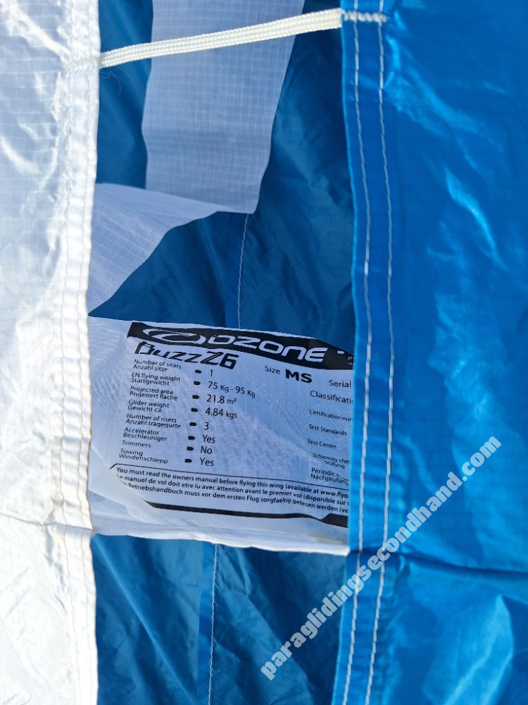 Ozone Buzz 6, MS, 2020, (75-95kg), 160h