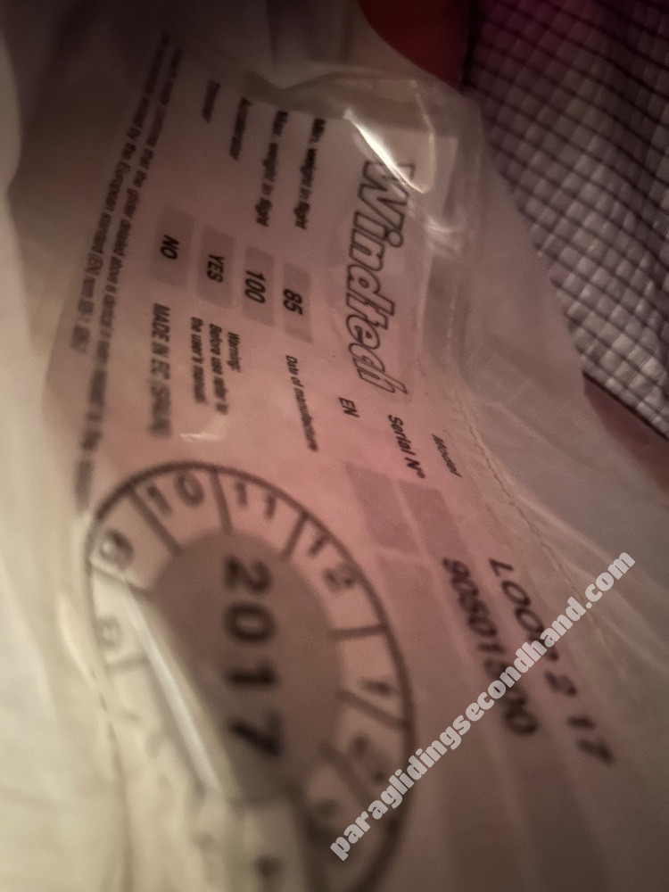 Windtech loop 2, 17, 2017, (85-100kg), 100h - Image 3