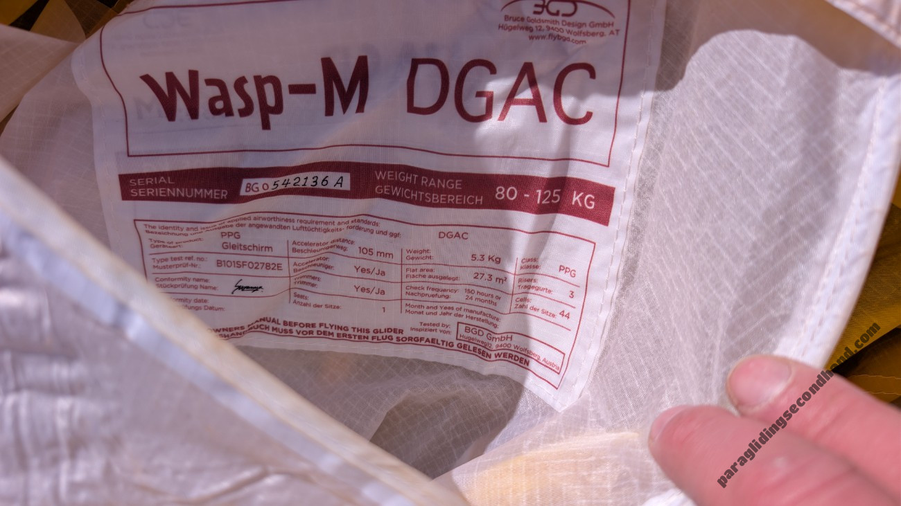 BGD WASP, M, 2018, (85-105kg), 50h - Image 2