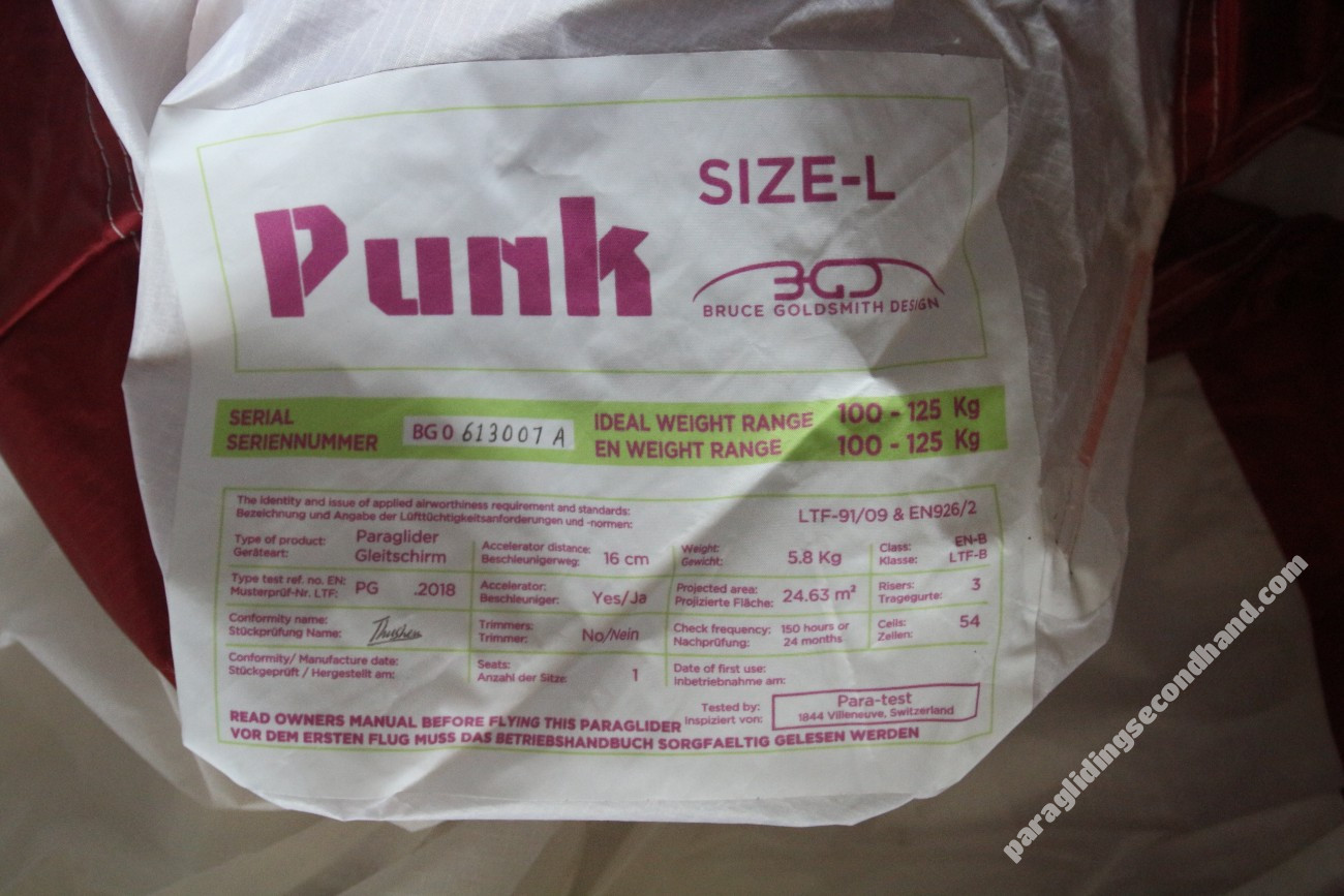 BGD Punk, L, 2018, (100-125kg), 1h - Image 2
