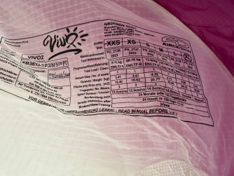 Air Design VIVO 2, XL, 2023, (115-135kg), 20h