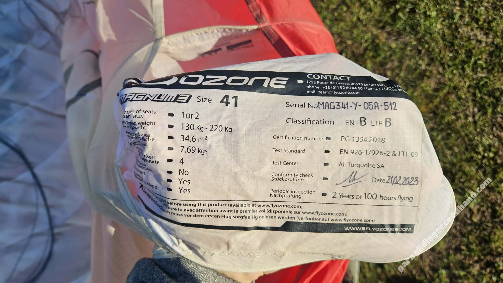 Ozone Magnum 3, 41, 2023, (130-220kg), 130h - Image 9