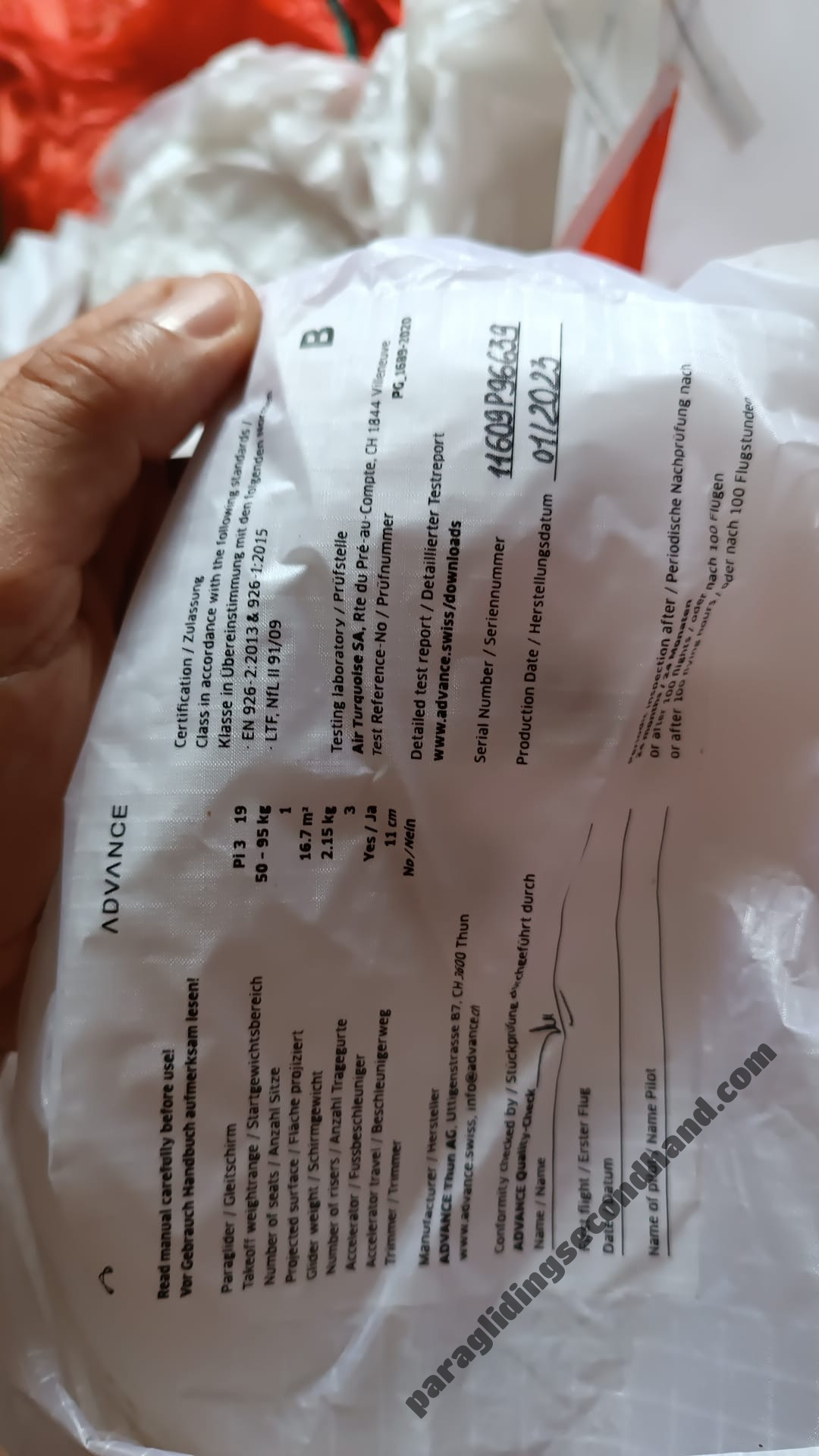 Advance Pì 3, 19, 2023, (50-95kg), 30h - Image 5