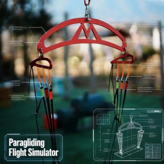 Paragliding Flight Simulator Paramotoring（silver）