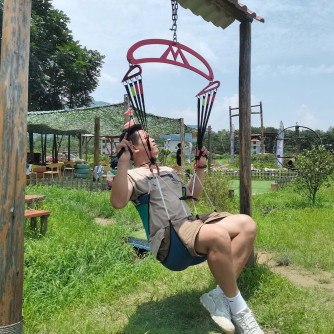 Paragliding Flight Simulator Paramotoring（silver）