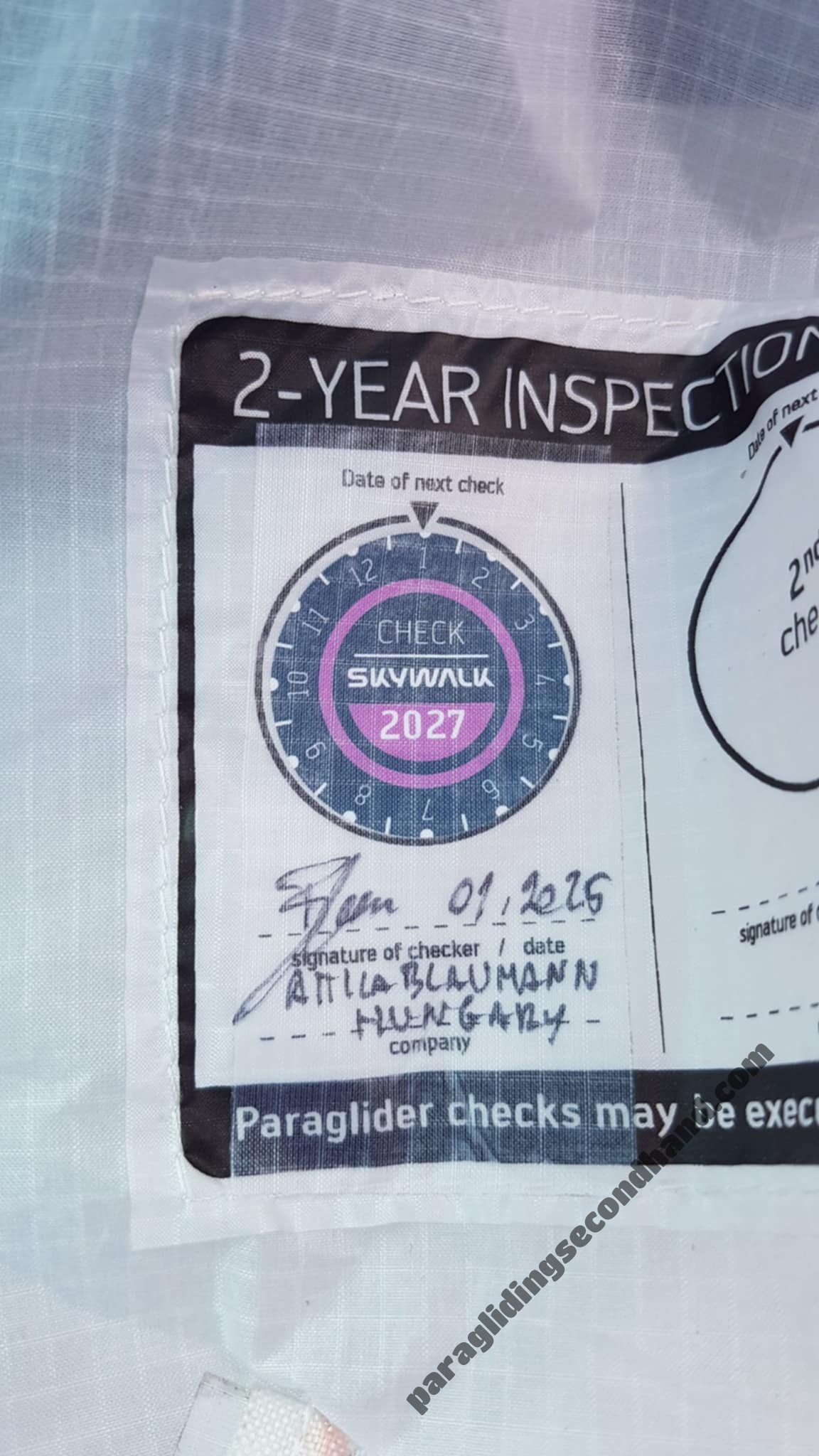 Skywalk Chili 5, XS, 2023, (75-95kg), 150h - Görsel 7