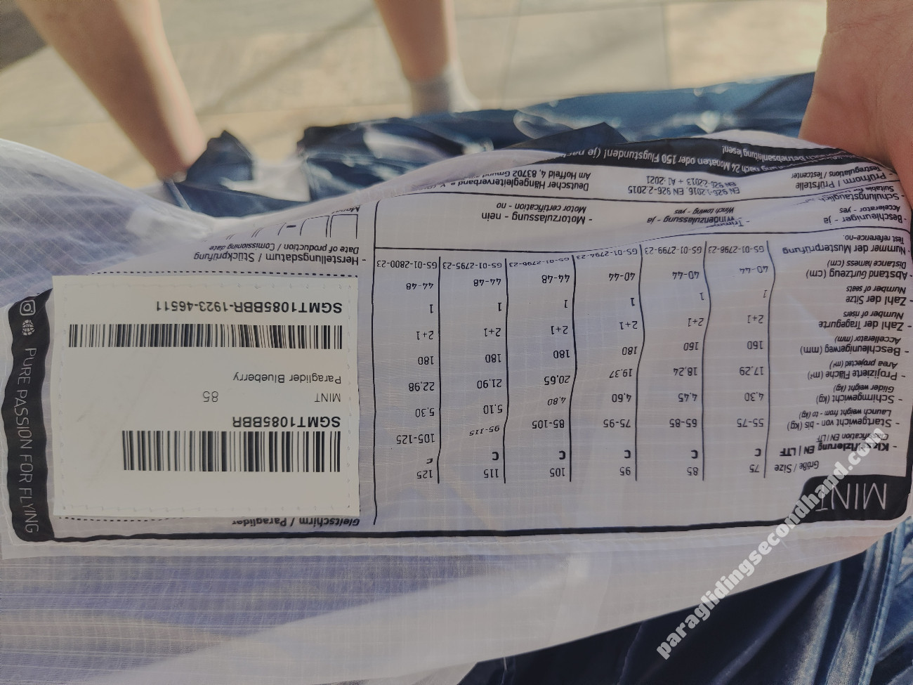 Skywalk mint, 85, 2024, (65-85kg), 10h - Image 7