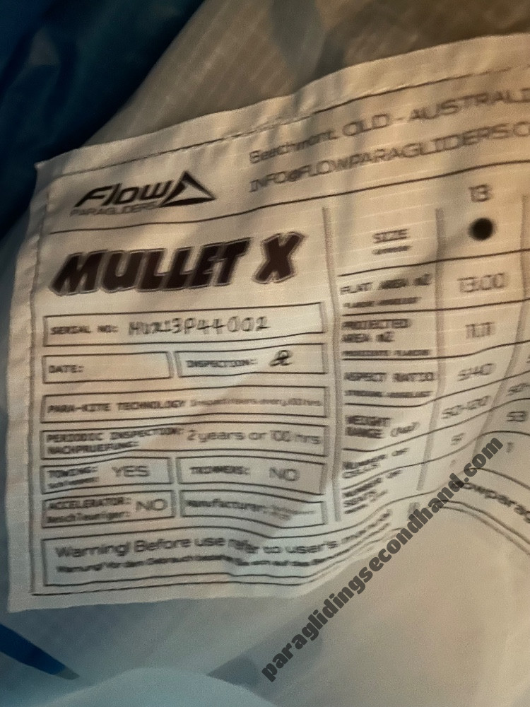 Flow Mullet X, 13, 2025, (50-120kg), 30h - Image 6