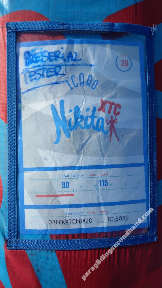 Icaro Nikita XTC, 20, 2024, (90-115kg), 10h - Image 2