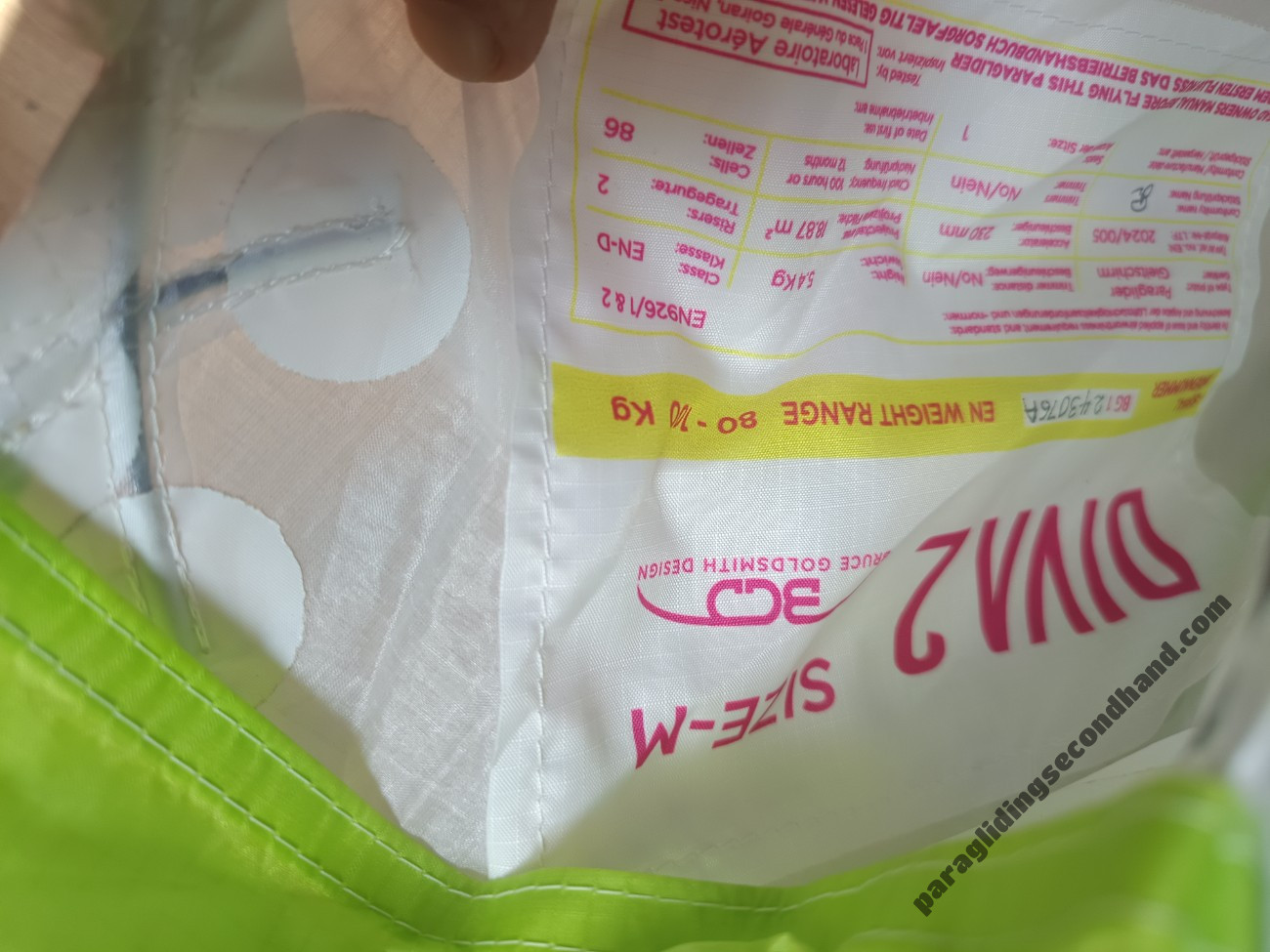 BGD DIVA 2, M, 2025, (80-100kg), 25h - 图片 2