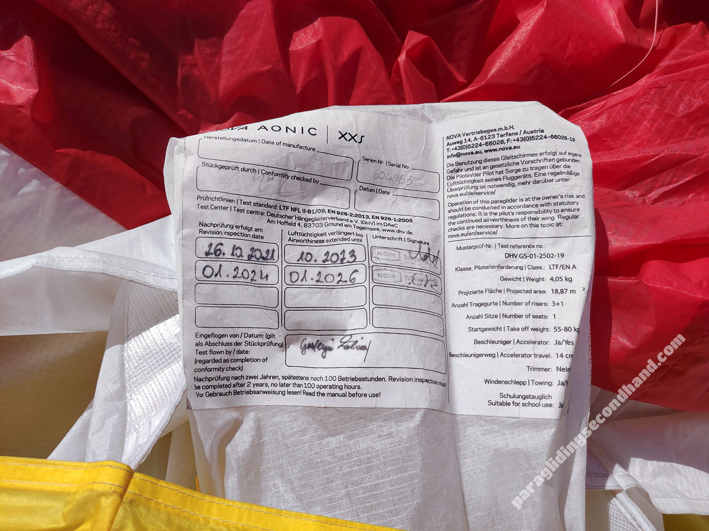 Nova Aonic, XXS, 2020, (55-80kg), 50h - Imagem 4