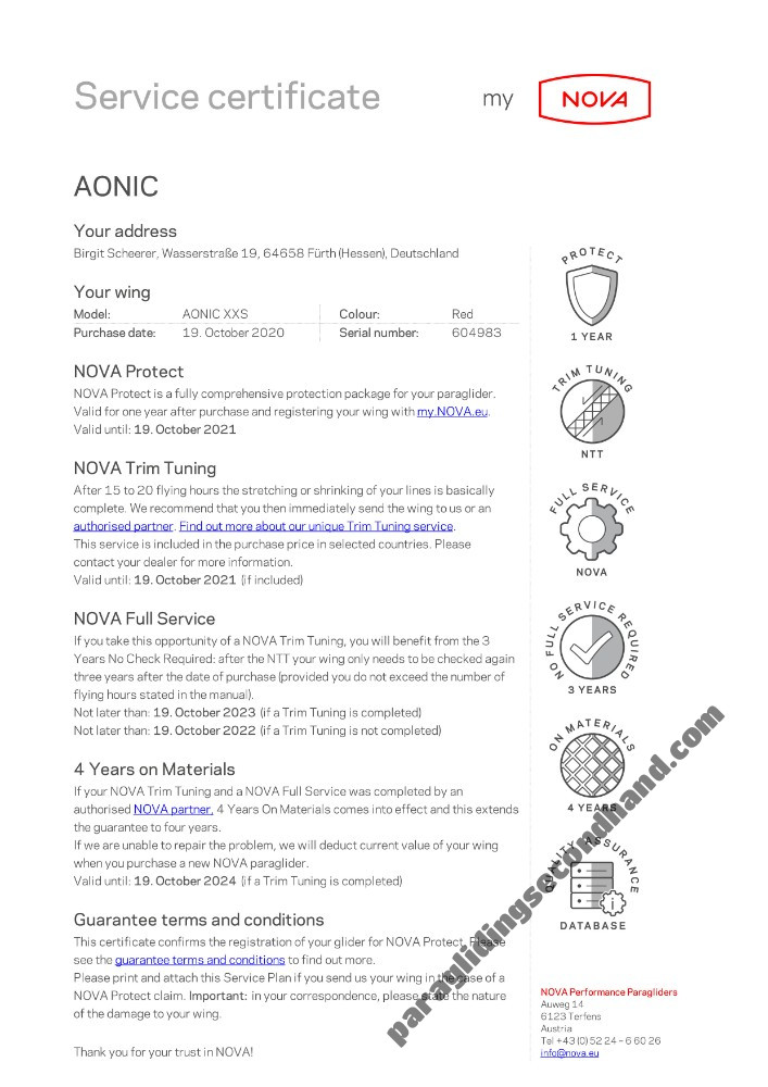 Nova Aonic, XXS, 2020, (55-80kg), 50h - Imagem 8