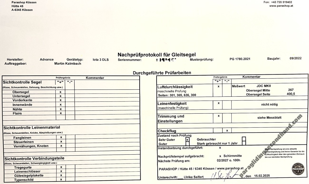 Advance IOTA DLS, 27, 2023, (92-114kg), 200h - Image 4
