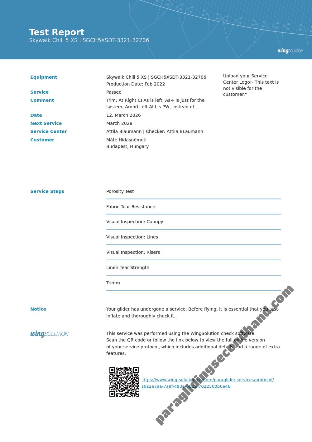 Skywalk Chili 5, XS, 2022, (75-95kg), 75h - Immagine 2