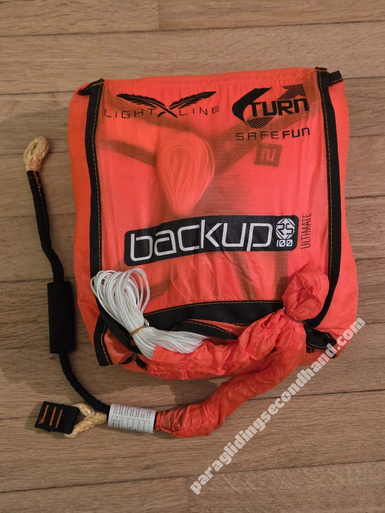 COMPLETE SET: Supair Leaf, EN-B, S (75-95kg) + Supair Pixair 2, M + U-Turn Backup RS100 Ultimate + Backpack - Image 10