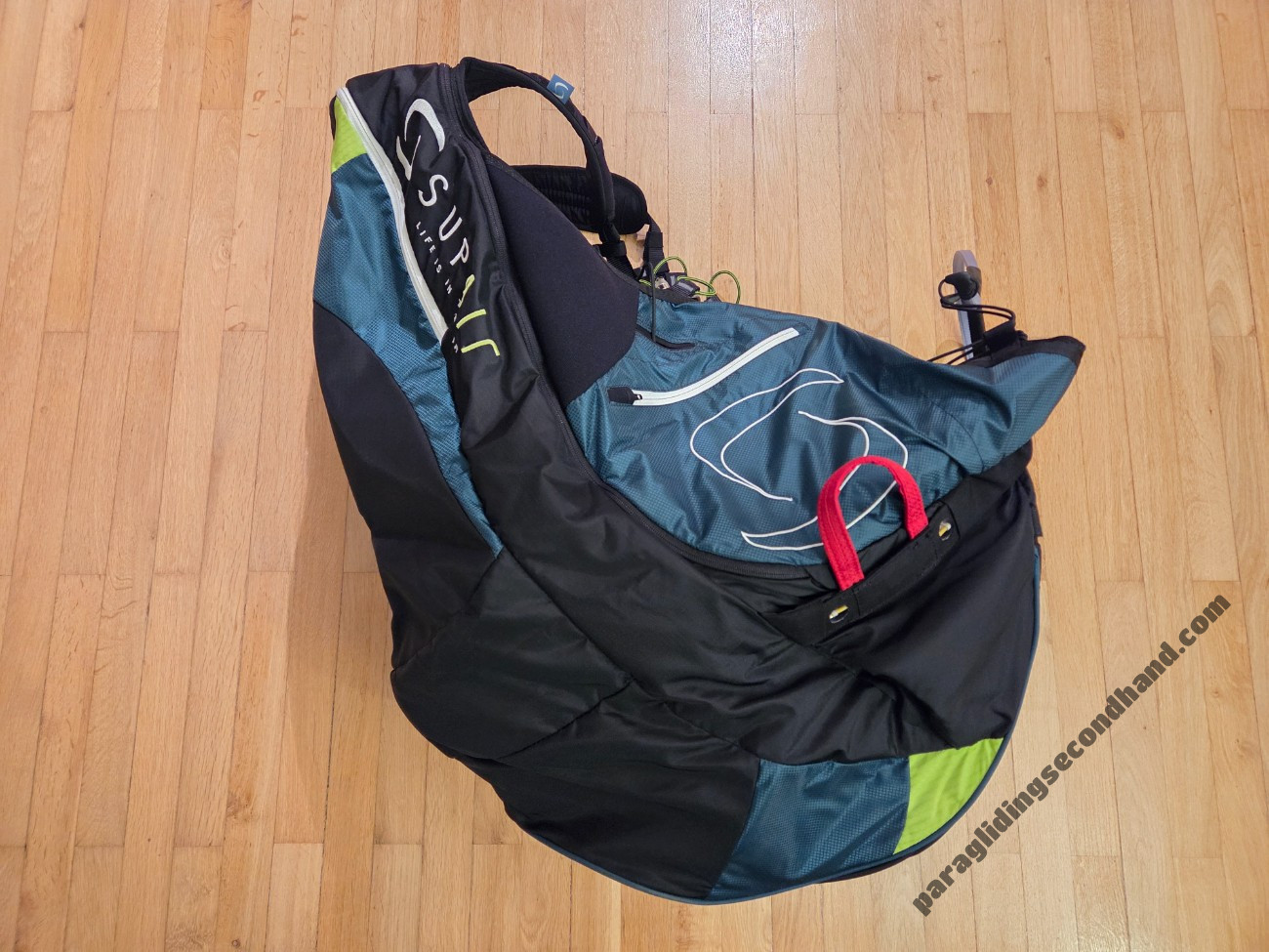 COMPLETE SET: Supair Leaf, EN-B, S (75-95kg) + Supair Pixair 2, M + U-Turn Backup RS100 Ultimate + Backpack - Image 8