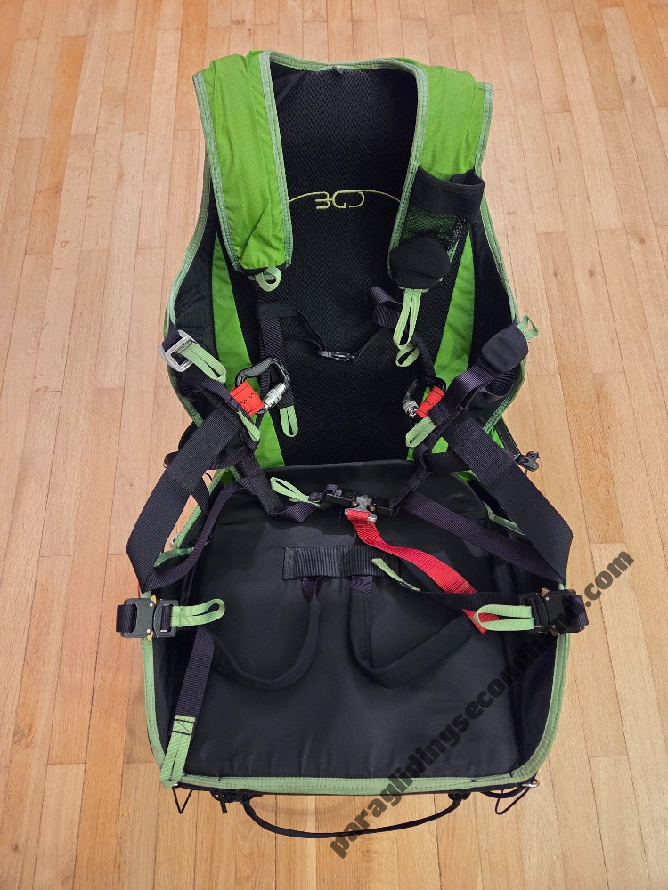 COMPLETE SET: Supair Leaf, EN-B, S (75-95kg) + BGD Snug, M + Advance Companion SQR 100 + Backpack - Image 9