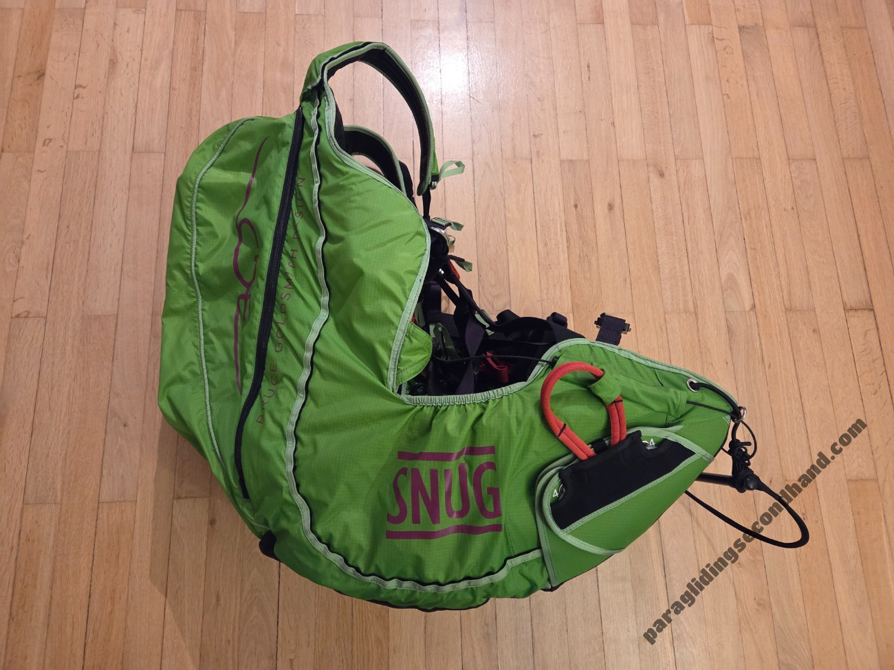 COMPLETE SET: Supair Leaf, EN-B, S (75-95kg) + BGD Snug, M + Advance Companion SQR 100 + Backpack - Image 10