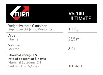 COMPLETE SET: Supair Leaf, EN-B, S (75-95kg) + Supair Pixair 2, M + U-Turn Backup RS100 Ultimate + Backpack
