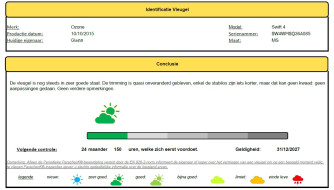 Ozone Swift 4, MS, 2015, (75-95kg), 200h