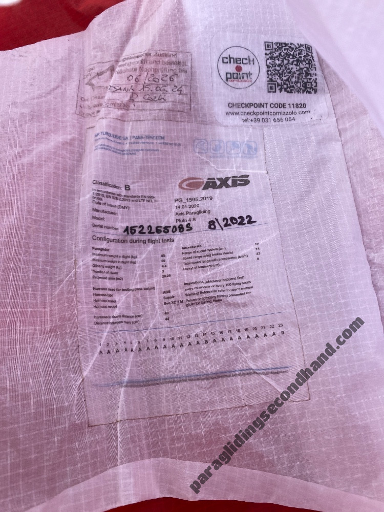 Axis Pluto 4, S, 2022, (65-85kg), 60h - Bild 7