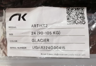Niviuk Artik R2, M, 2026, (90-105kg), 0h