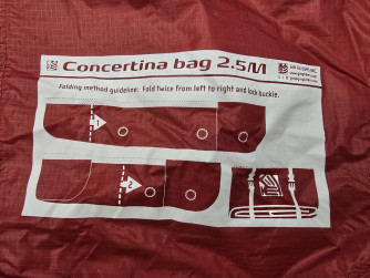2.5 m gin concertina tube bag