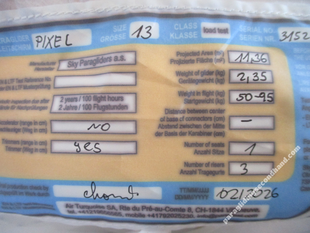 Sky Pixel, 13, 2026, (50-95kg), 0h - Image 4