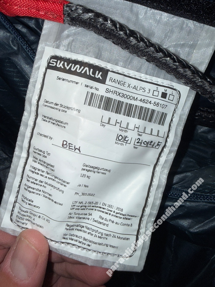 Skywalk Range Xalps 3, M, 2025 - Imagem 2